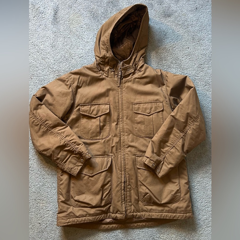Brown Uniqlo Lightweight Parka